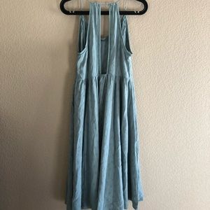Everly sundress fit n flare green medium